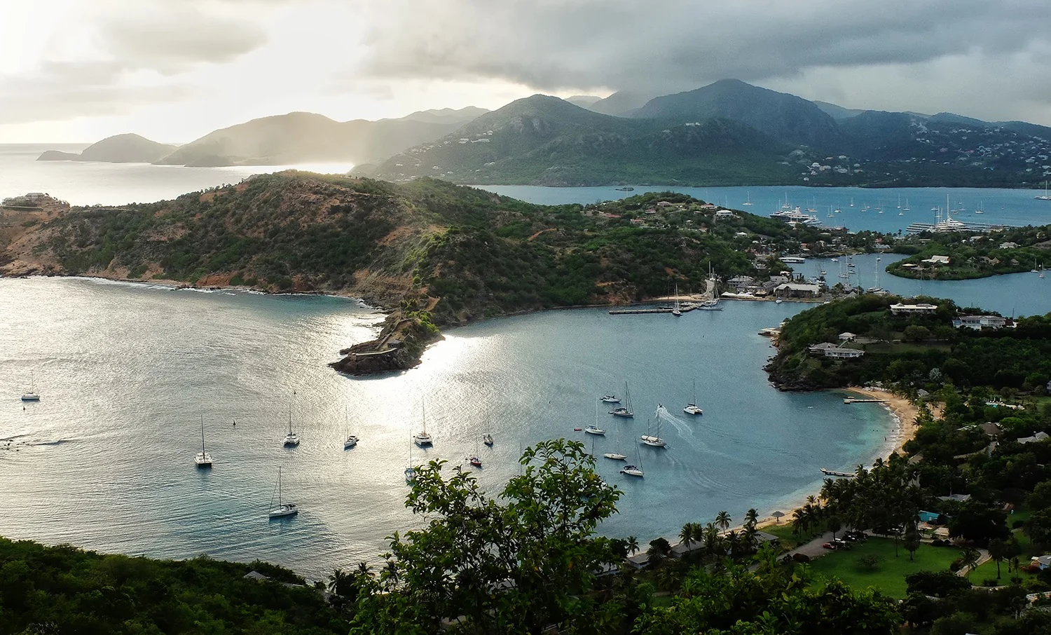 Coastal bay and marina