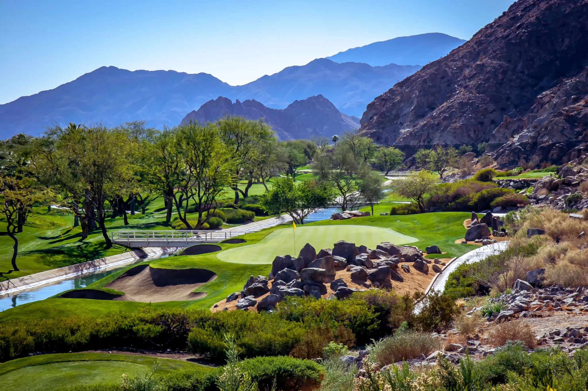 Mountain golf course