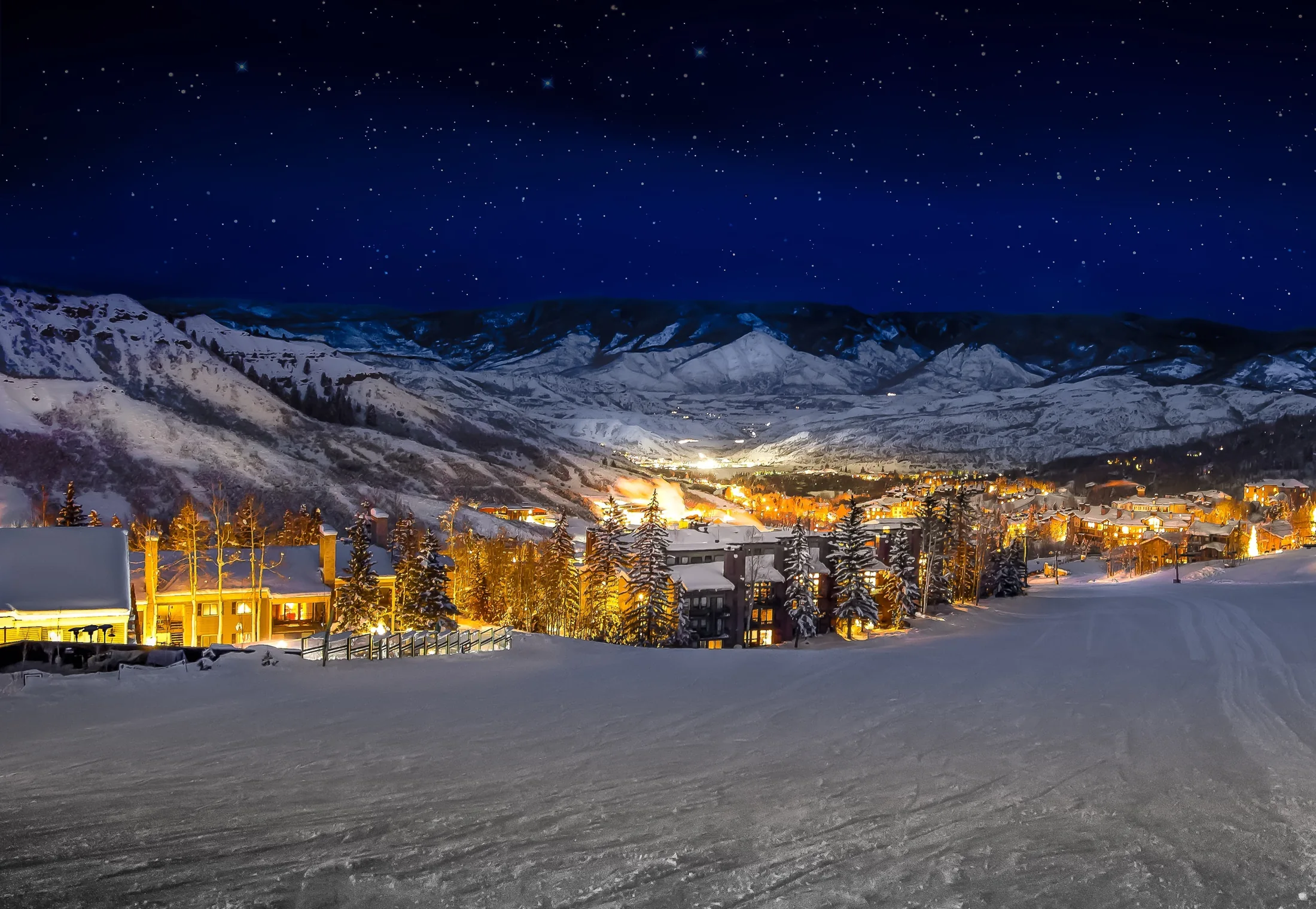 Luxury mountain resort