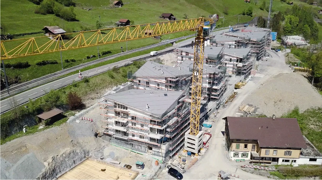 Resort construction in progress